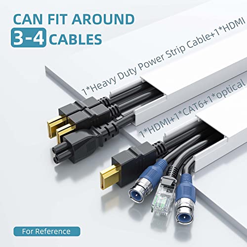 Delamu-157in-Cord-Hider-Cord-Cover-Wall-Cable-Management-Paintable-Wire-Cover-for-Cords-Cable-Hider-Raceway-Kit-Cable-Cover-Concealer-Wire-Hiders-for-TV-on-Wall-10-X-L157-W118-H06in-White
