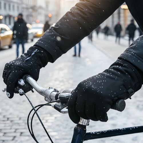 Gants chauffants rechargeables USB tactiles de cyclisme et construction
