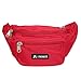 Everest Unisex Large Size Fanny Waist Pack, Red