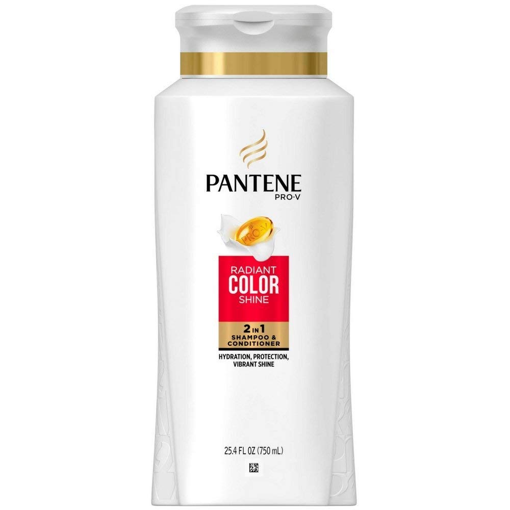 Pantene Pro-V Colour Protect Shampoo 400ml Coloured Hair Nourishing Formula x 2