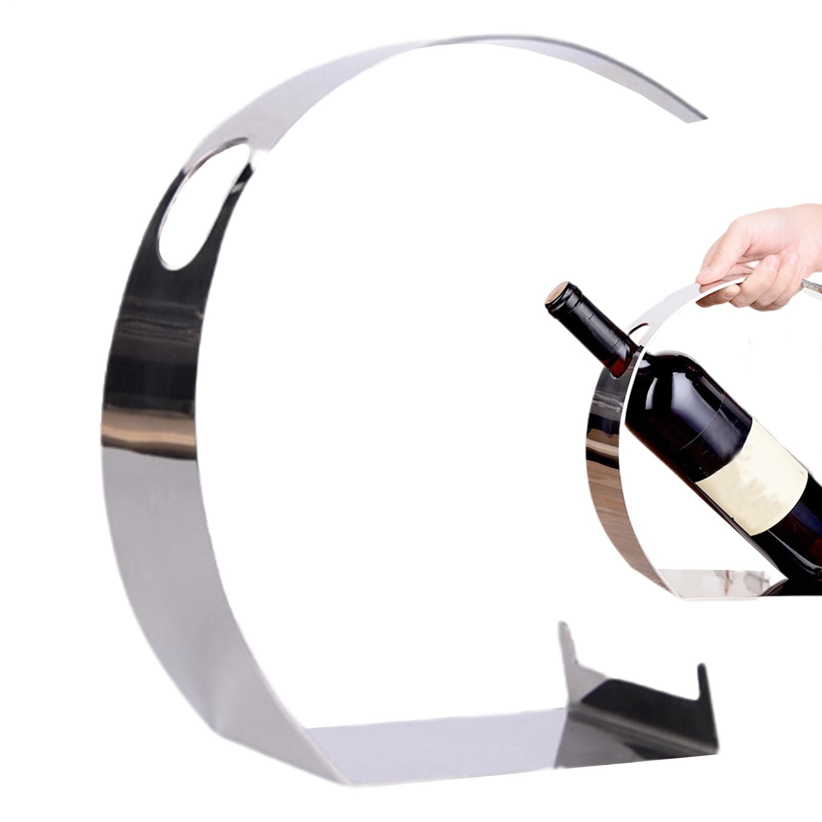 Estantes para Vino De Sobremesa Soporte De Acero Inoxidable