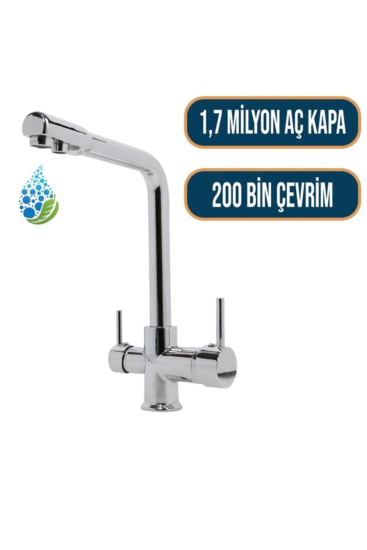 Aqua Bella Su Arıtma İçin 3 Yollu Batarya Sıcak-Soğuk- Arıtmalı