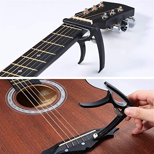 SHANGMAOYO Capodastre Accessoires De Guitare KIT Tuner DE L’INSTRUCTION 3 en 1 Tool De Retenue Picks Capo Strings… - Les Beatles, Paul McCartney, John Lennon, RIngo Starr, George Harrison SHANGMAOYO Capodastre Accessoires De Guitare KIT Tuner DE L'INSTRUCTION 3 en 1 Tool De Retenue Picks Capo Strings… – Image 6