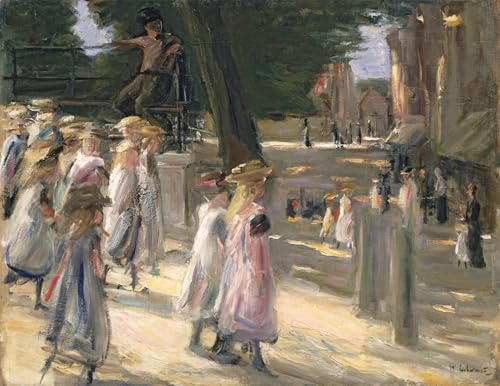Affiche le chemin de l'école d'Edam Max Liebermann toile 60x90cm