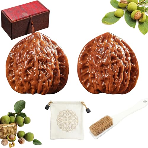 Chinese Walnuts Fidget, Wen wan Walnuts, Walnuts Hand Massage Stress