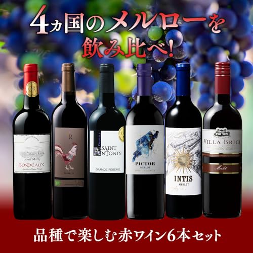 My Wine CLUB メルロー赤ワイン6本セット