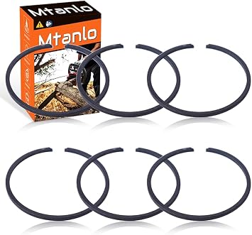 6Pcs 38mm x 1.5mm Piston Ring for HUS 36 136 137 Chainsaw Replacement Part 530029805