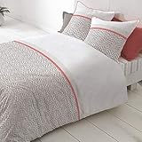 afrika style wohnen DESIGN : schön-e modern-e und zeitlos-e Bettwäsche für das Doppelbett in Beige Grau Weiß Orange | Wende-Motiv Savanne Safari Animal-Print Tierfell-Druck Zebra Streifen | coole Mädchen-Bettwäsche auch für Teenager Frauen Partner und als Paarbettwäsche oder Jugend-Bettwäsche geeignet