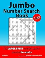 Jumbo Number Search Book: 150 large print number search puzzles for adults (Jumbo Number Search Book's) 1722810343 Book Cover