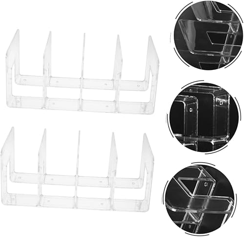 Miniatura 9 de TEHAUX 2 sujetalibros para decoración de libros, estante para libros, tapón, estante para libros, soporte de almacenamiento para libros, soportes