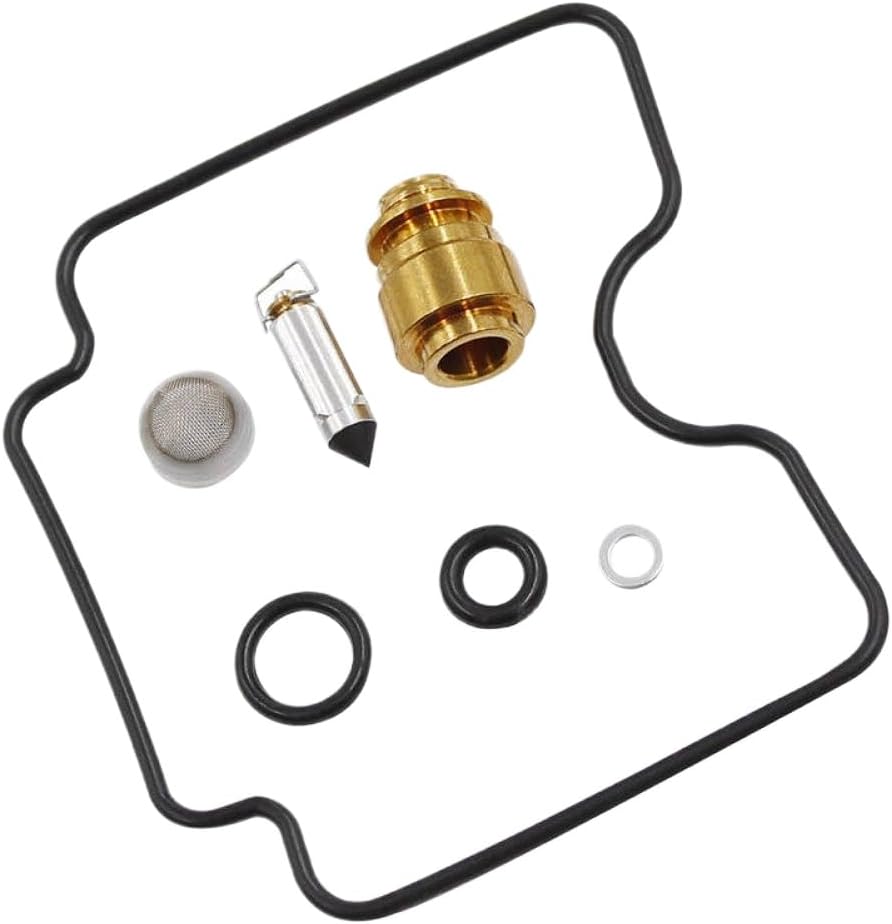 4Sets Motorcycle Carburetor Rebuild Repair Tools Kit Compatible With Automotive Motorcycle Parts FZS600 FZS 600 1998 1999 2000 2001 2002 2003