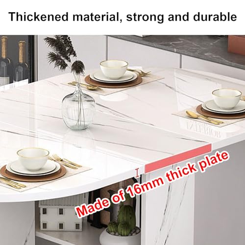 Table à manger pliante pour cuisine et repas modulable en appartement - 5