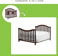 Vista 3 de CC KITS Kit de conversión de tamaño completo para cuna Davinci Goodwin 4 en 1 Múltiples acabados disponibles (Espresso)