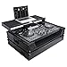 ProX XS-XDJRX3WLTBL ATA Flight Case For Pioneer DDJ-REV5 XDJ-RX3 DJ Controller w/Laptop Shelf, 1U Rack Space & Wheels Black