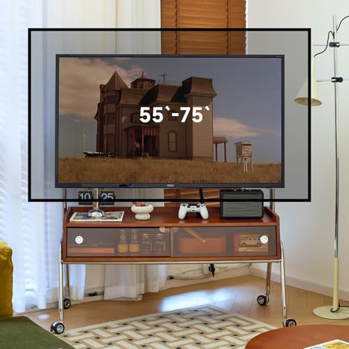 Soporte móvil para TV con gabinete y ruedas miniatura 3