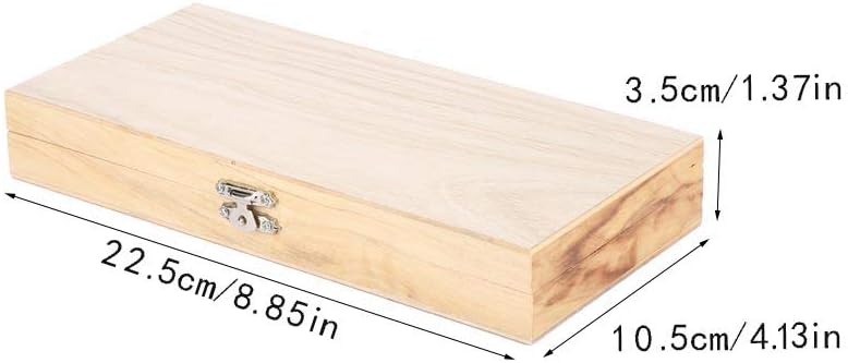 Biology Microscope Prepared Slides Set - Includes Wooden Storage Box and Machine Cleaned Glass Slides - 50 Pieces Lab Specimens of Plant Animal and Tissues for Science Education