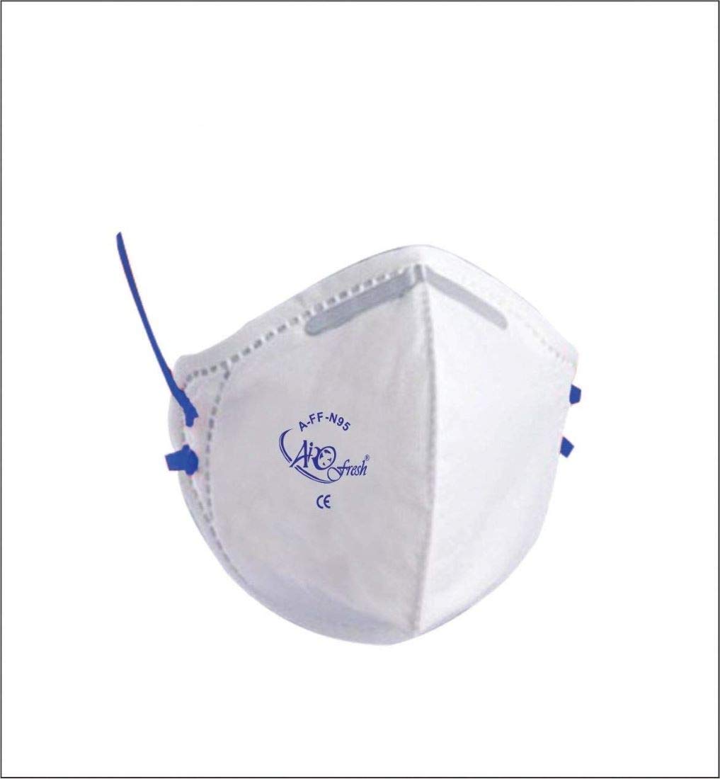 INDUS Flat Fold AFFN95 Respirator(fiber,white) (B087X9J1MW) Amazon Price History, Amazon Price Tracker