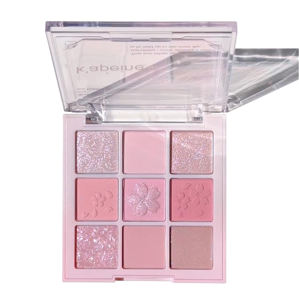 アイシャドウ 7色アイシャドウパレット アイシャドウ アイシャドウパレット Amazon.co.jp: 韓国化粧品覚醒ソフトブラーアイシャドウパレット 9 色