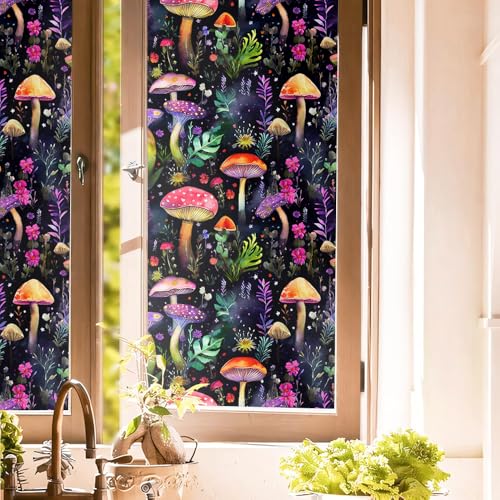 Vinilo decorativo para ventana 40x300cm Negro y morado miniatura 1