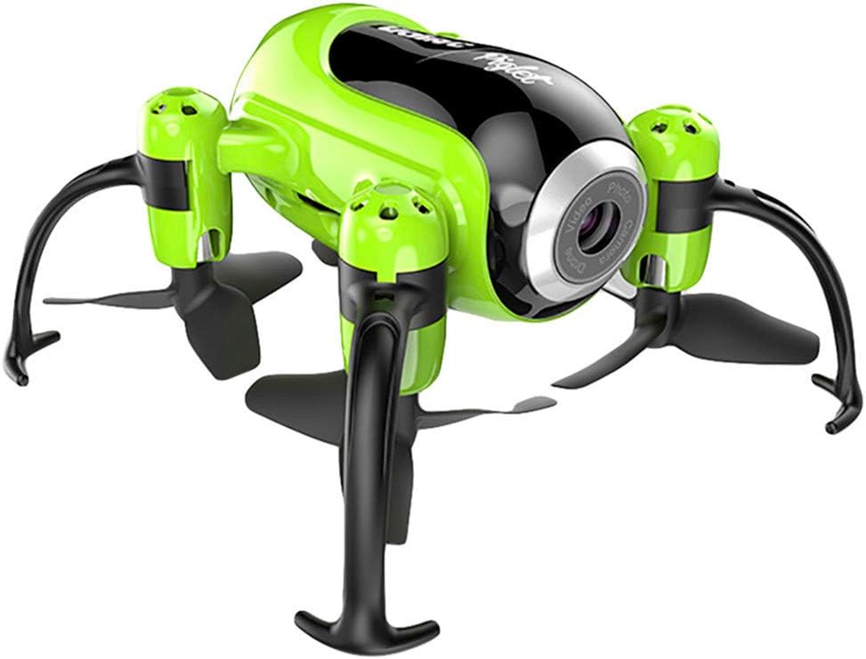 Piebo UDI U36W 2.4Ghz Drone with HD Camera 480p HD Camera RC Quadcopter with Wide Angle WIFI Camera Live Video RC Quadcopter Drone Altitude Hold Headless Mode for Beginners (Green)