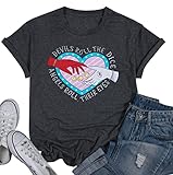 Womens Country Shirts Vintage Music Concert Lover Tee Casual Fans Gift Tops Devils Dice Angels Eyes