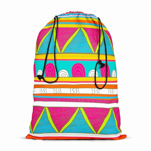 Image of ArtzFolio Tribal Art D5 | Reusable Sack Bag | Bag for Gym, Storage, Vegetable & Travel
