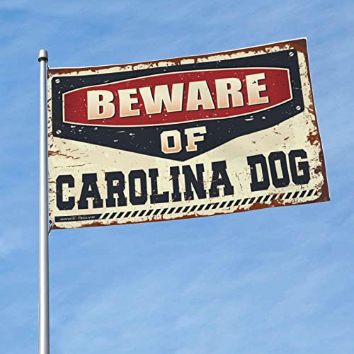 Drapeau Carolina Dog pour Man Cave et jardin automnal géant 152x244 cm