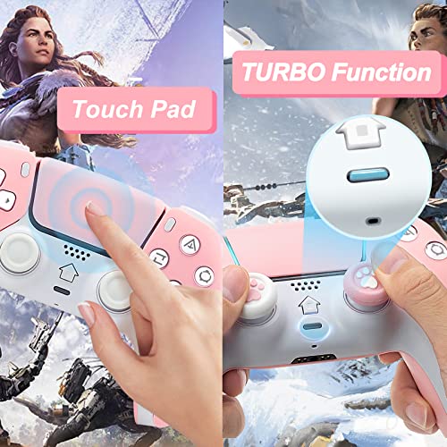 BRHE PS4 Controller Wireless Dualshocked 4 Game Controller Compatible with Playstation 4/Pro/Slim/PC Replacement Remote Gamepad Gaming Accessories Joystick Touch Pad Built-in Speaker with Type-C Cable - Thumbnail 5
