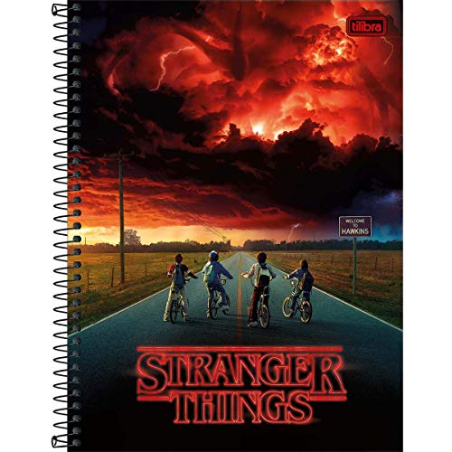 Caderno 10 Mat&eacute;rias Capa Dura, Pacote com 4 Unidades, Capas Sortidas, 160 Folhas, Tilibra