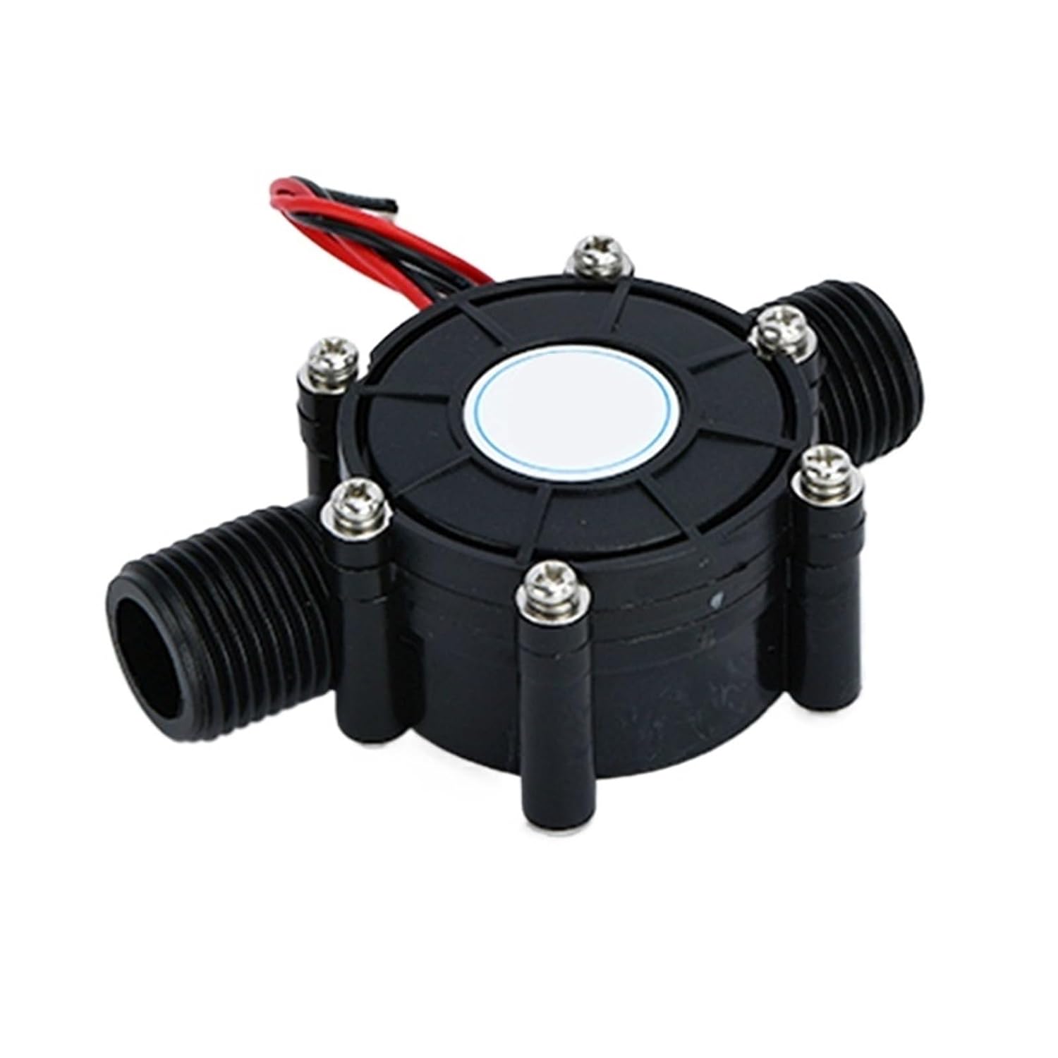 12V DC Generator Micro hydroelectric Generator high Power Water Flow Power Generation Faucet Pipeline Power Generation(5V透明黄(带稳压/直流))