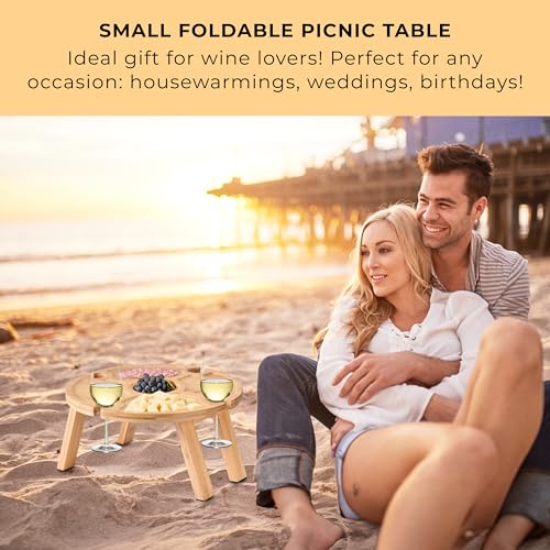 image for Prosumer's Choice Small Camping Foldable Table for Outdoor - 6x11x11-I