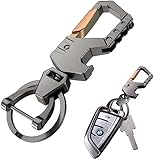 NongAi Compatible Heavy Duty Key Chain with Multifunctional key chain (1 key ring and 1 D-ring),Bott