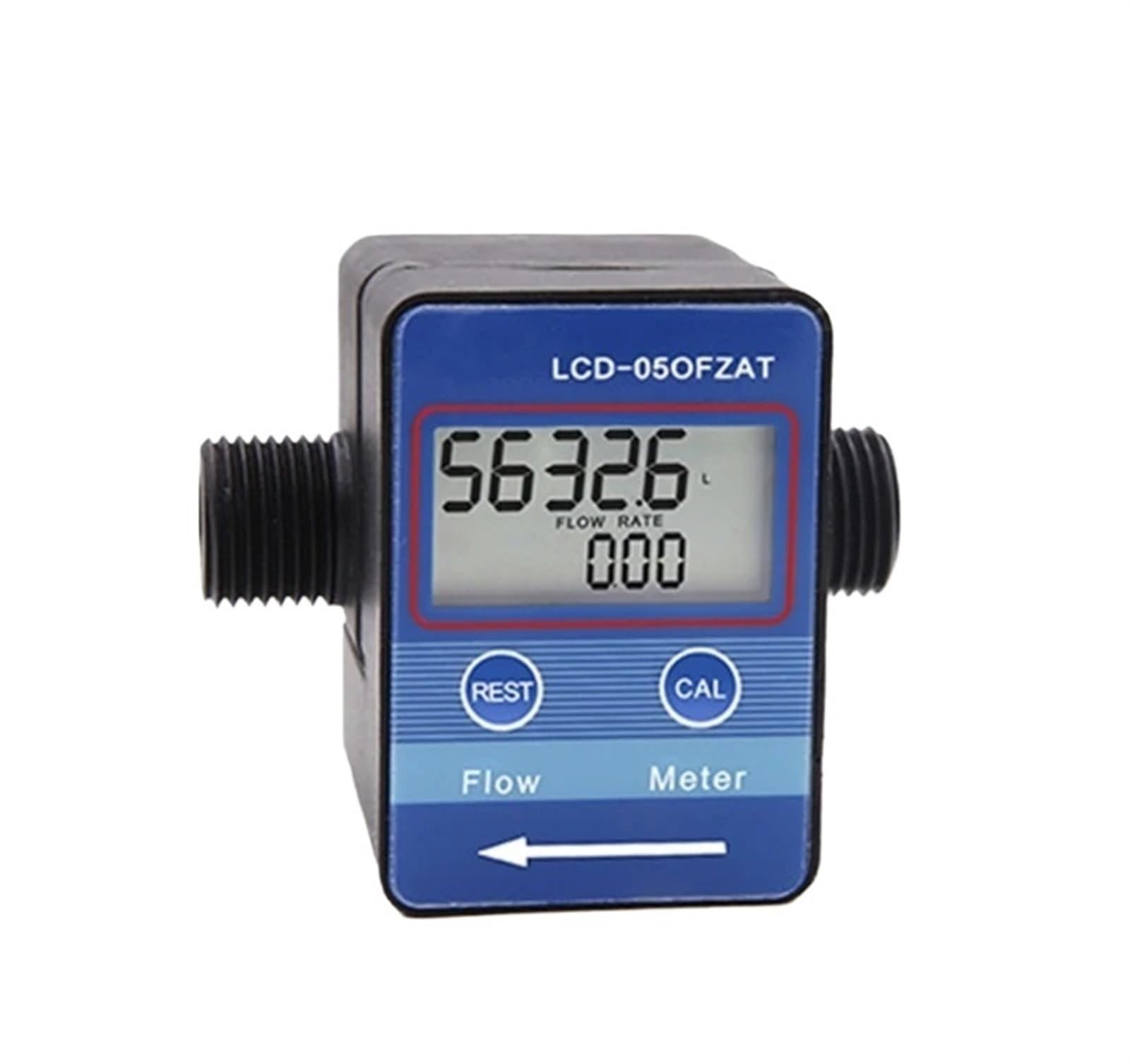 Flow Sensor Meter Digital Pipeline Water Flow Flow Meter Portable Digital Flow Meter Electronic Liquid Flow Meter