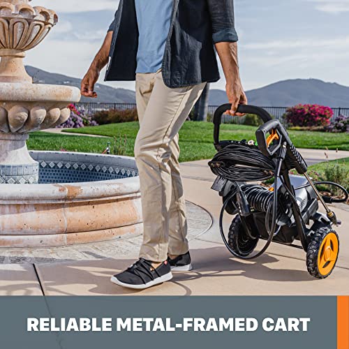 Worx 13 Amp Electric Pressure Washer 2200 PSI with Rolling Cart and 4 Nozzles -WG607 by WORX - Image 7