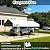 FILLOSLOV 12x20FT Metal Carport with Vertical Roof,White