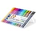 STAEDTLER 338 Triplus Broadliner, Assorted Colours, Pack of 20