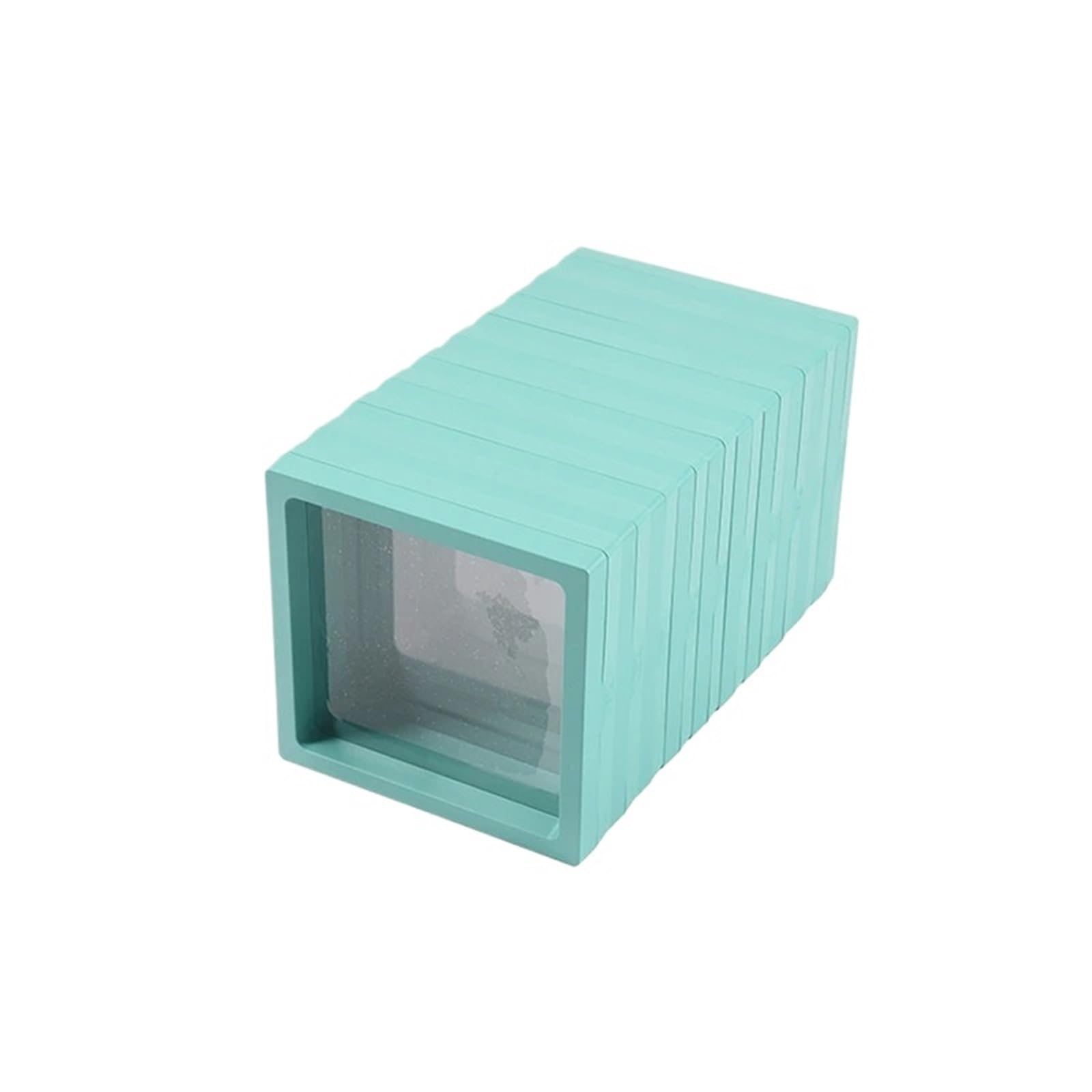 14pcs 3D Floating PE Film Jewelry Ring Earring Gift Packaging Box Bracelet Display Stand Holder Case Storage For Earring Necklace Bracelet(Blue,11cm)