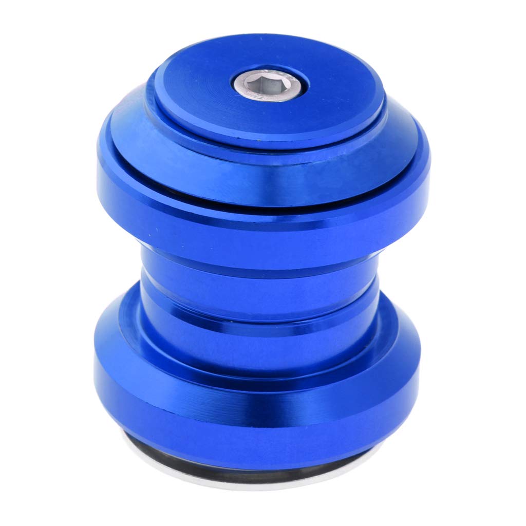 Casque de vélo en alliage d'aluminium bleu avec roulement étanche 34mm