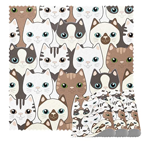 Sets de table chat 30cm antidérapants et thermorésistants pour protéger votre table - 2