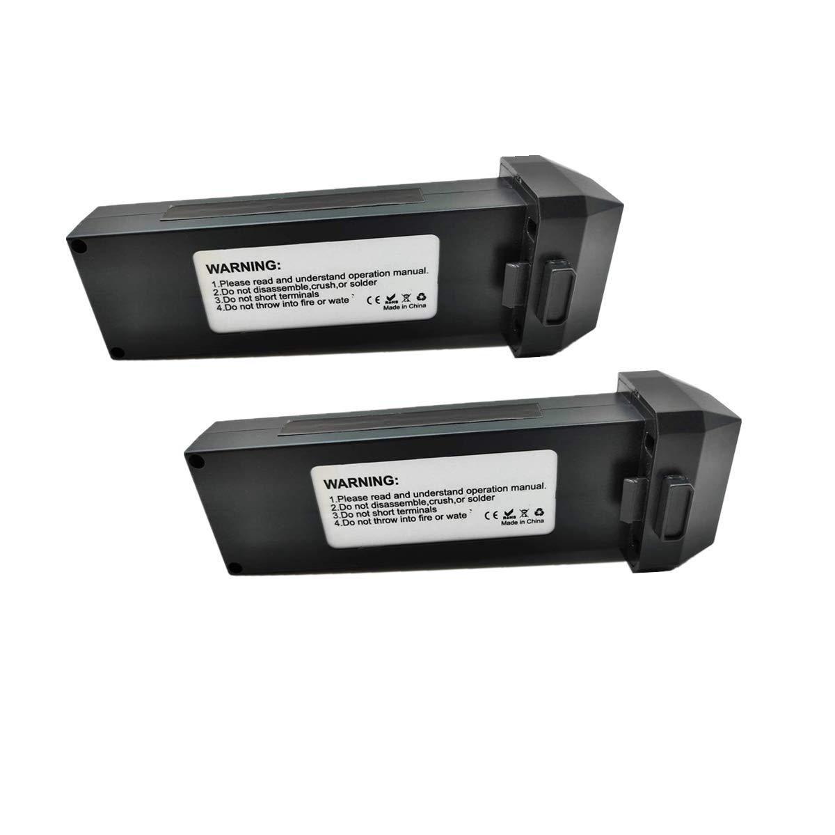 batterie li-po 2x 4300mah 74v per dron holystone hs720