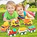 Auspint Magnetic Train Carriage Set - 6-Piece Educational Toy for Children Aged 1-3, Suitable for Birthdays