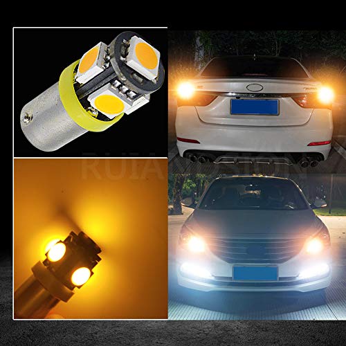Ruiandsion - 4 lampadine LED BA9S 6 V 5050 5SMD