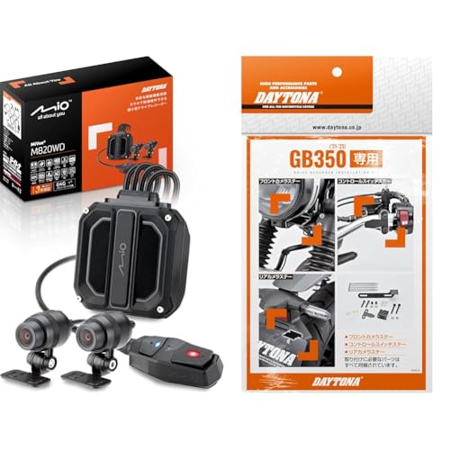 yGB350/S(21-23)pZbgzfCgi(Daytona) Mio(~I) oCNp hCuR[_[ O2J ԊĎ 200f microSD 64GBt tHD h ho LEDM GZT[ GPS MiVue M82