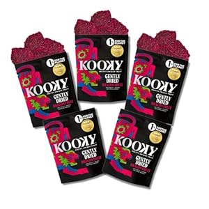 Kooky Gently Dried Red Dragon Fruit 12 P...