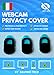 DAVINCI Webcam Cover, [3 Pezzi] MADE ITALY Copri Webcam Slider Copertura Webcam Ultra Sottile Camera Cover per Laptop, PC, Computer Portatile, Phone, Tablet, Smartphones, Noteboook pro - (Nero)