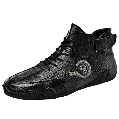 Zapatos de cuero para hombre con cordones de diseño sofisticado y casual