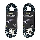 Geräuschlos und High-Fidelity-Musikinstrument Cord. OFC Geflechtschirm mit 95% Abdeckung.