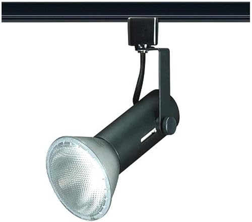 Miniatura 47 de TH205 R20 cabezal de carril cilíndrico de Nuvo, color negro, TH316, 50.00watts, 120.00 volts