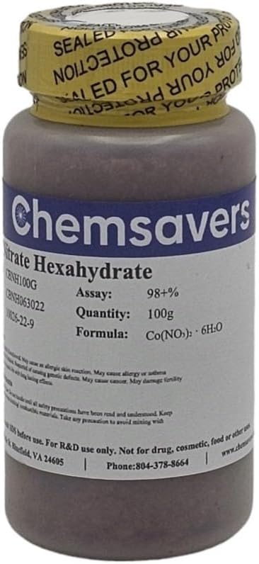 Cobalt Nitrate Hexahydrate, 99.9+%, 100g