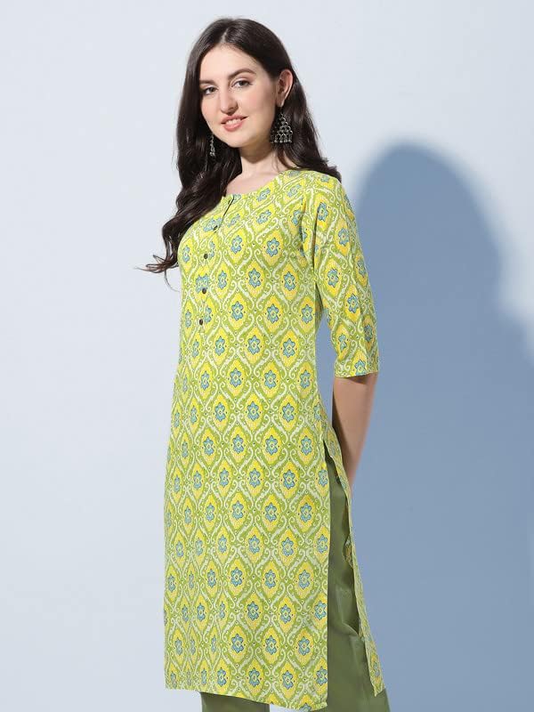 Image of MIRCHI FASHION Women's Straight Fit Paisley Printed And Embellished Kurta Set with Dupatta and Trouser